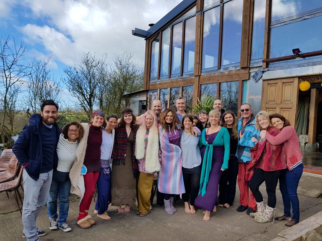 The Modern Shaman Academy course group of people stood together